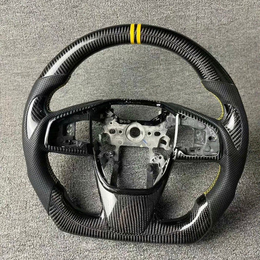 Personalised carbon fibre steering wheel style A