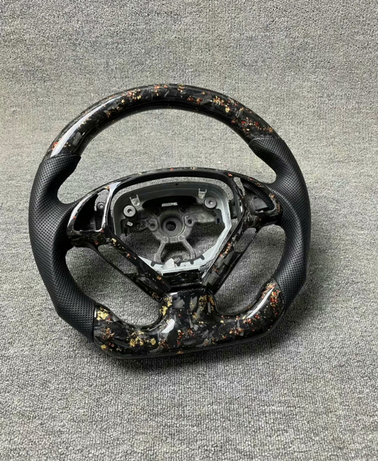 Personalised carbon fibre steering wheel style J