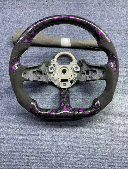 Personalised carbon fibre steering wheel style M